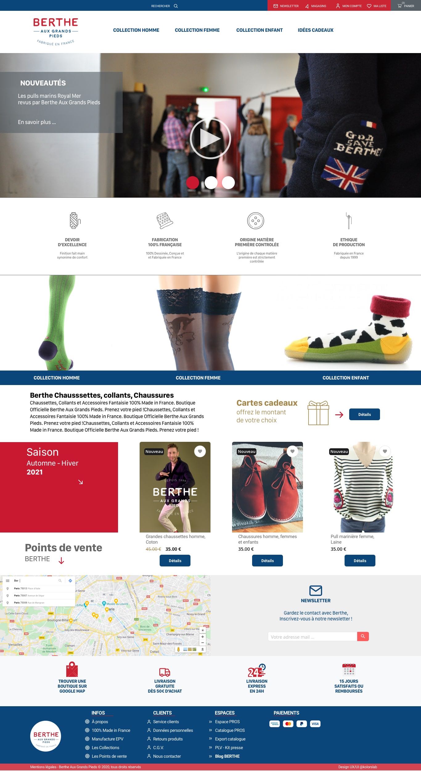 UX - UI Design pour le Groupe BERTHE